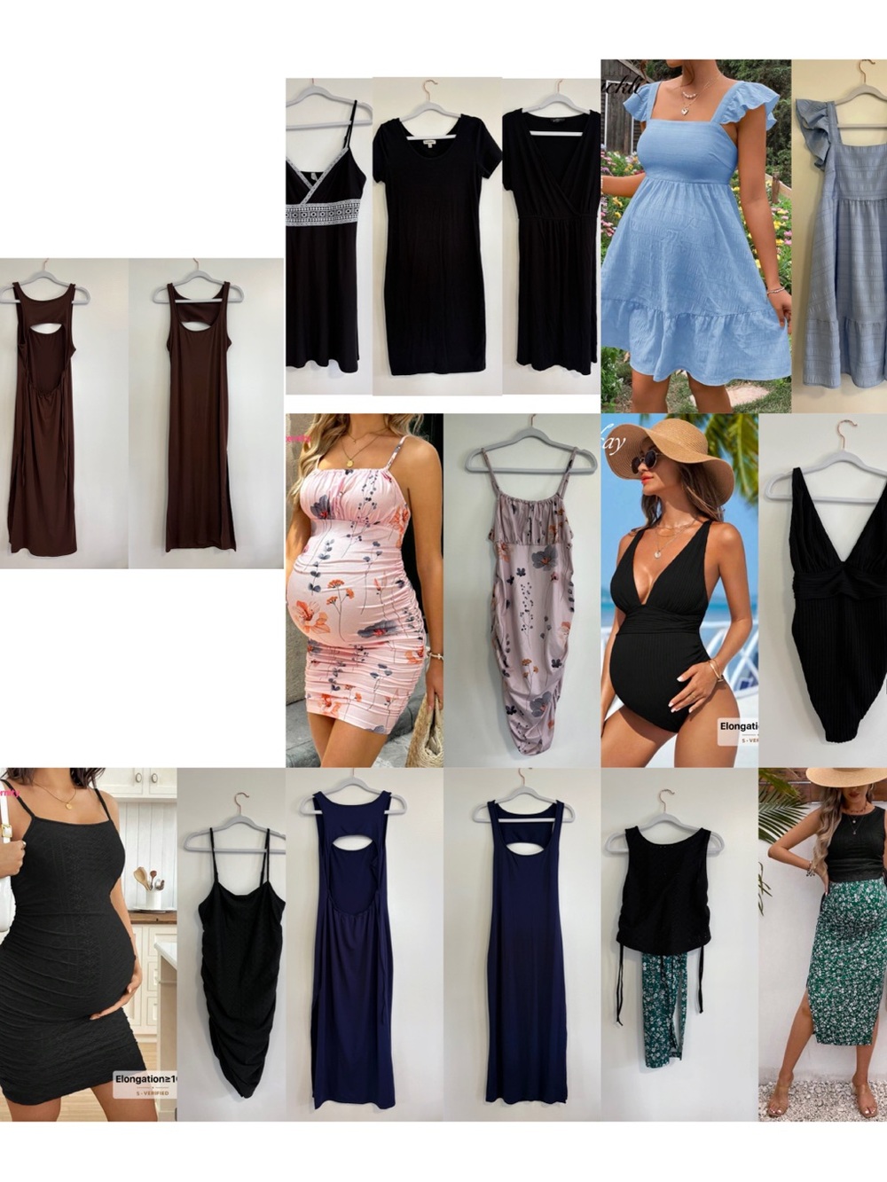 10 pc Small/Medium maternity lot dresses and swim